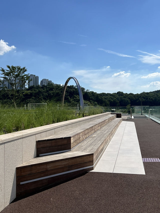 옥상정원에서 한컷