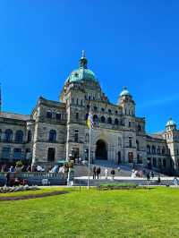 🏛️✨ British Elegance in Canada – Victoria’s Parliament Buildings