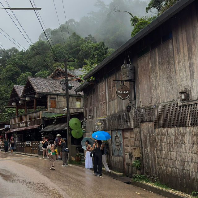 แม่กำปองในวันที่ฝนตก ชุ่มฉ่ำหัวใจสุดๆ 🌧️🍃