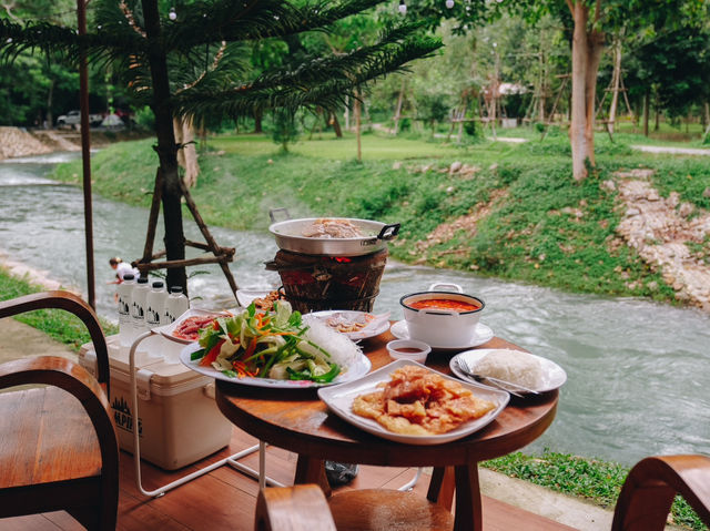 สระบุรีมีที่พักติดริมลำธารแบบนี้ด้วย...เลิศมาก!!!