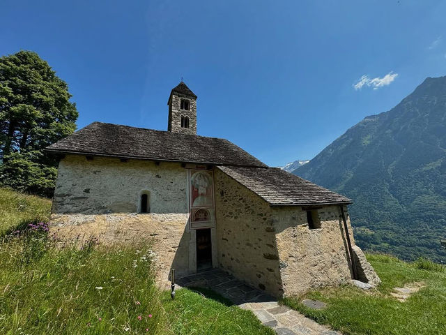 A Peaceful Chapel Hidden Among the Hills