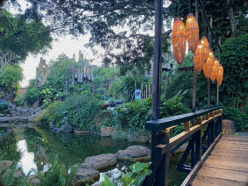☕🌿 I didn’t expect a coffee shop to feel like stepping into a tropical movie.