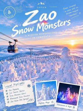 🇯🇵 Zao Snow Monsters, Japan: A Winter Wonderland Like No Other❄️