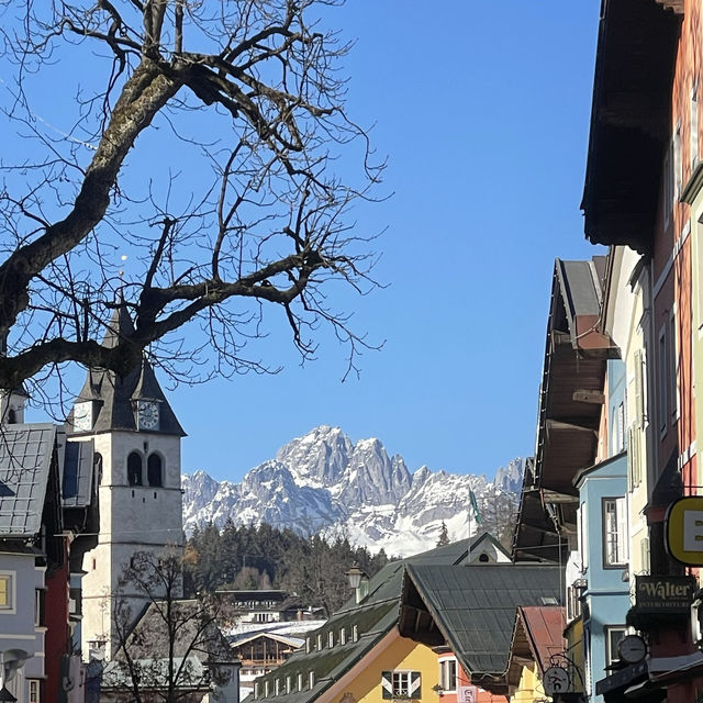 Stroll in Kitzbuhel Austria town area
