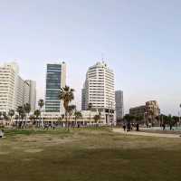 Charles Clore park and beach in Tel Aviv 