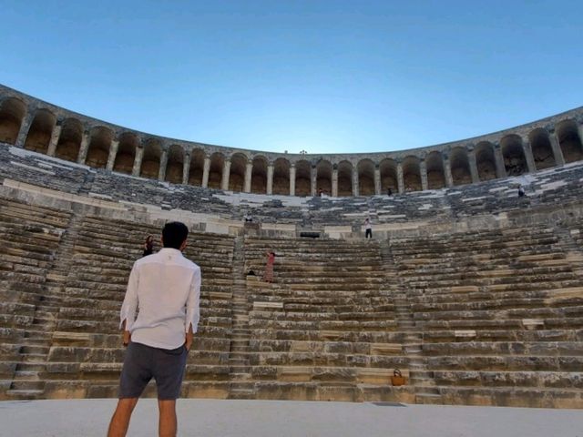 Ancient Roman theatre : Aspendos