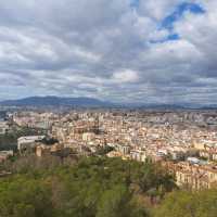 Birds eye view of Malaga