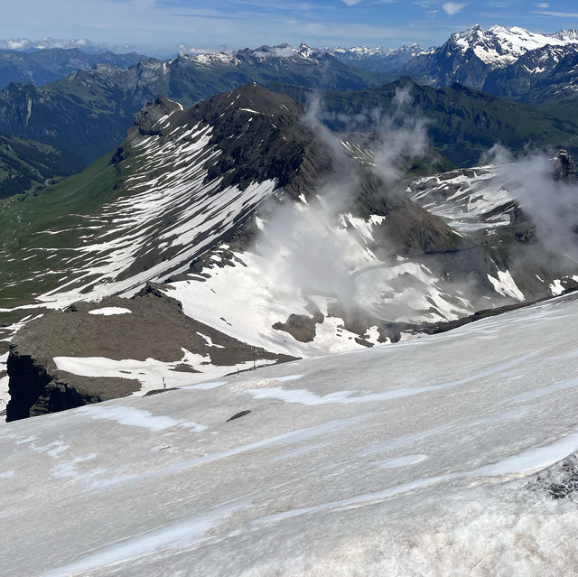 Scenic journey to Schilthorn, Switzerland 