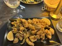 A delicious seafood 