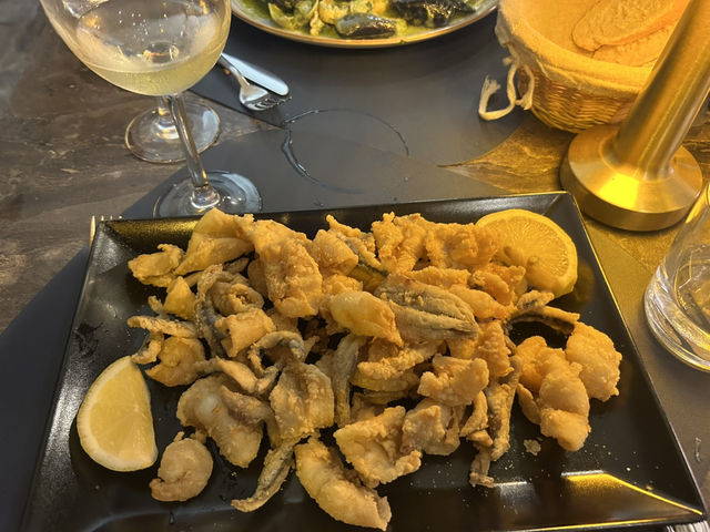 A delicious seafood 