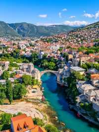 🌉 Where the Bridge Holds History – Mostar, Bosnia and Herzegovina