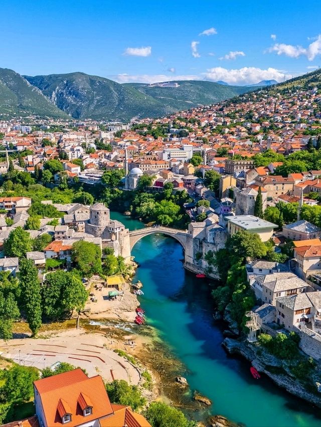 🌉 Where the Bridge Holds History – Mostar, Bosnia and Herzegovina