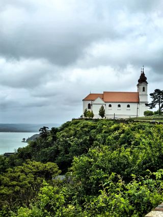 The fairy-tale town of Tihany Peninsula on Lake Balaton is filled with a light mist and romantic charm!