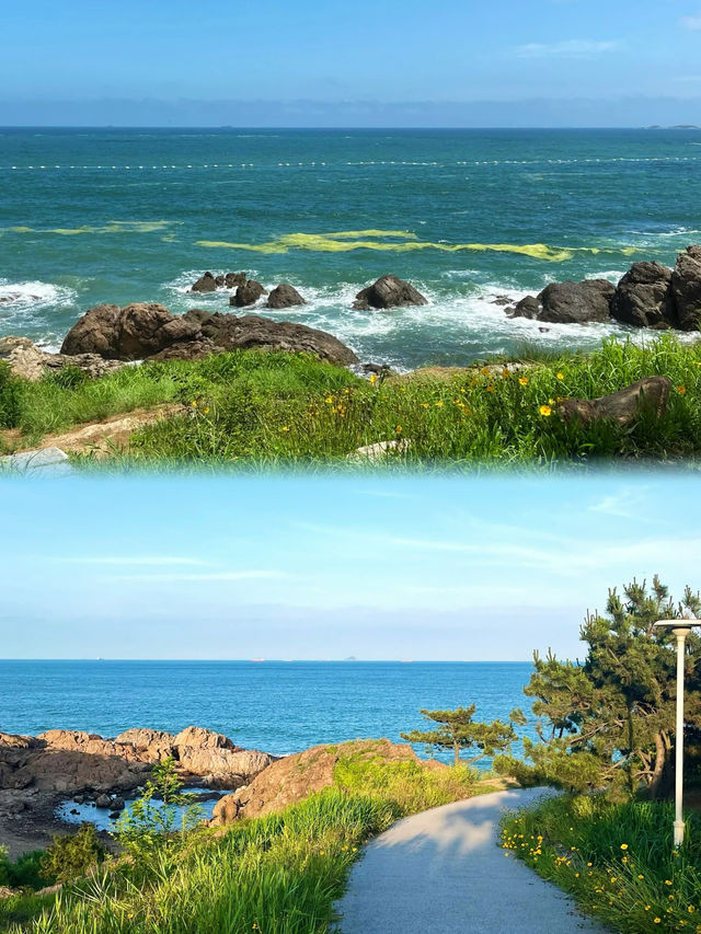 不是國外，是青島  記住這條看海路線