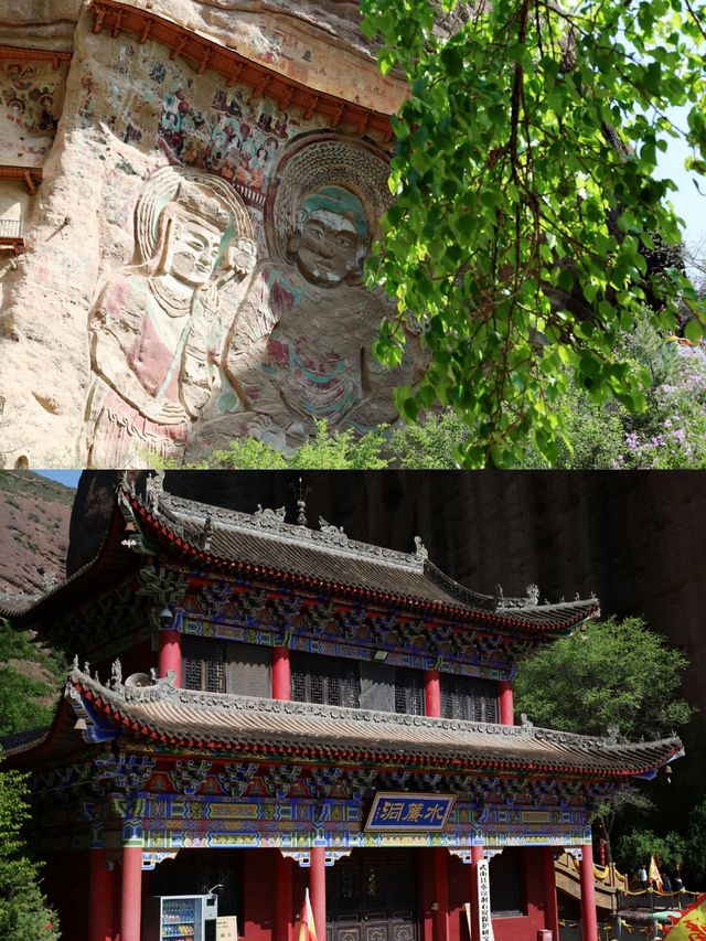 一眼千年的武山水帘洞石窟群 勝過麥積山石窟