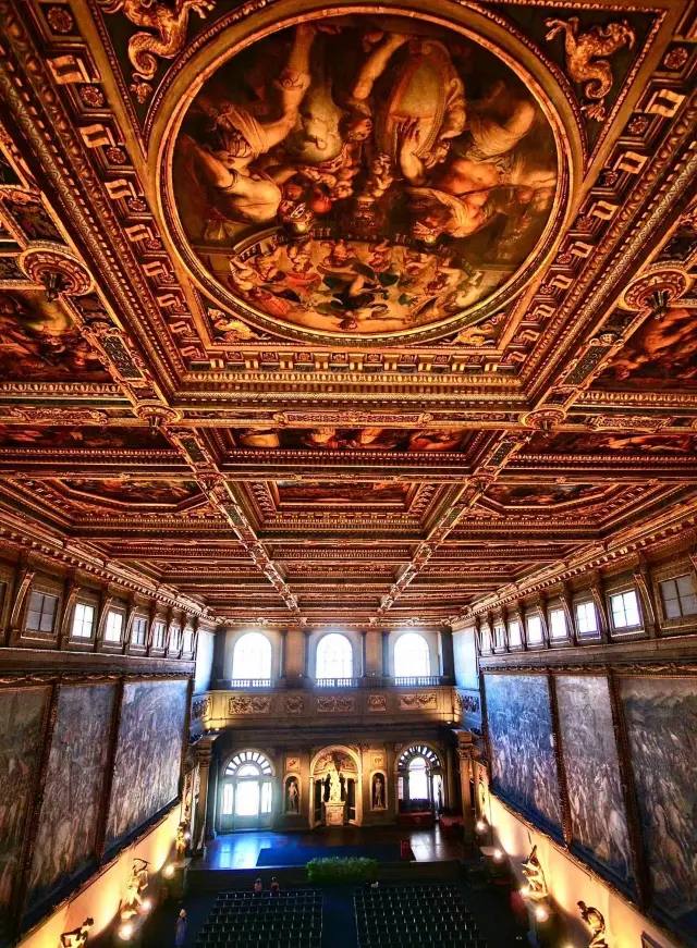 The ceiling of Palazzo Vecchio.