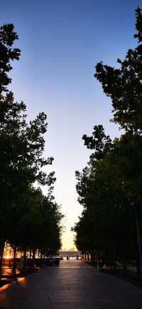 濱州市最大的公園——中海公園。