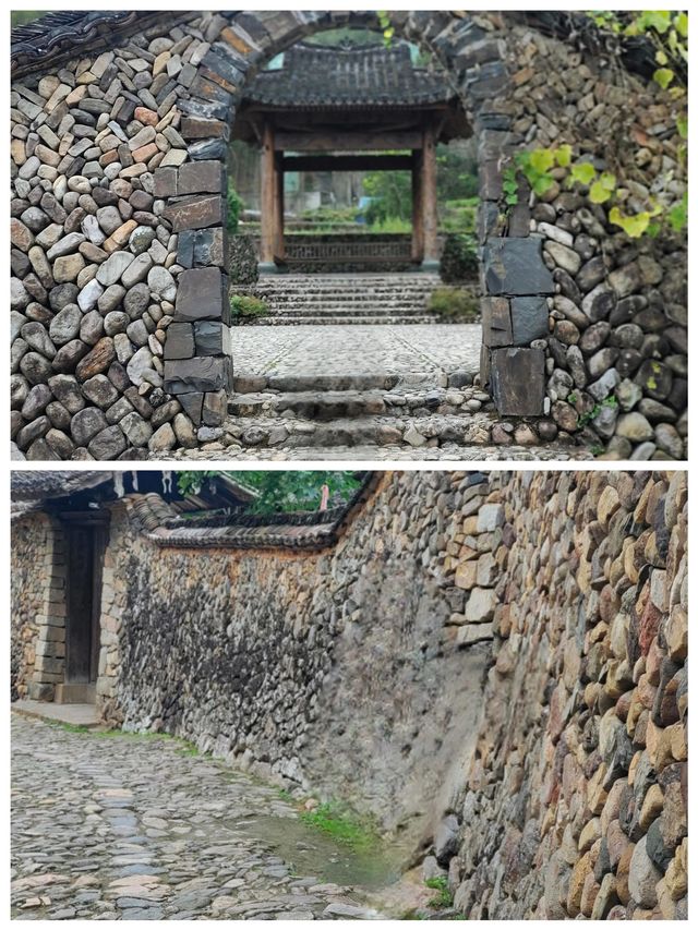 庫村古村落石頭房子和石頭路藏着許多故事