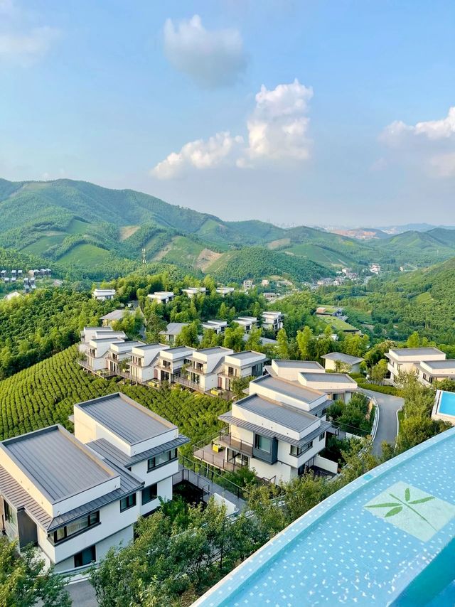 湖州慧心谷|住進山頂 villa 躺看千畝竹海茶園