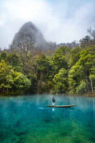 The children say they haven't had enough fun in Guizhou. It's really suitable for a parent-child trip