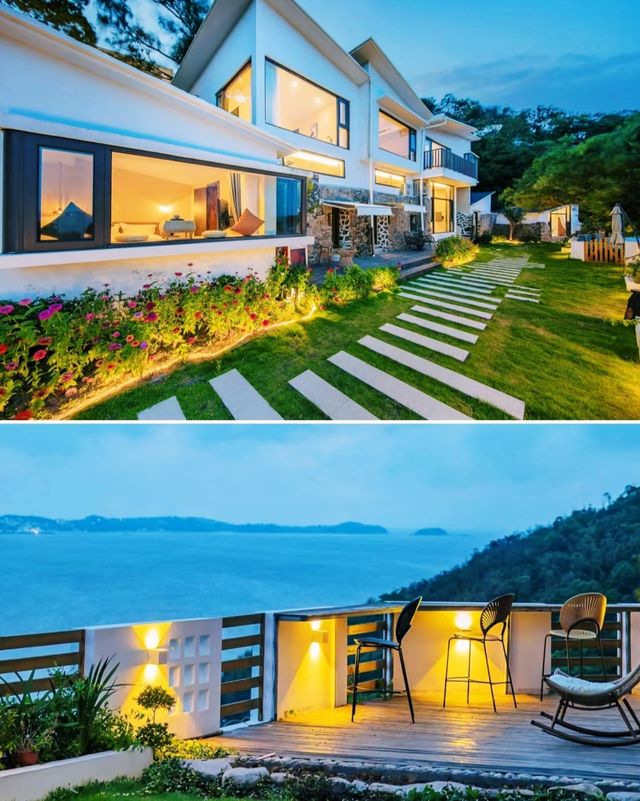 聆聽海浪，觀賞日出：三面環海的台州崖居海景民宿