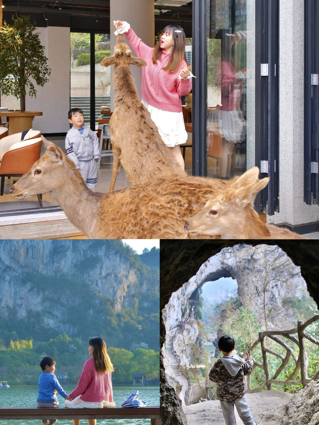 重慶周邊遊|入住小西湖，和小鹿一起吃早餐
