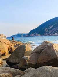 亞熱帶黑色浪漫，香港石澳的海邊