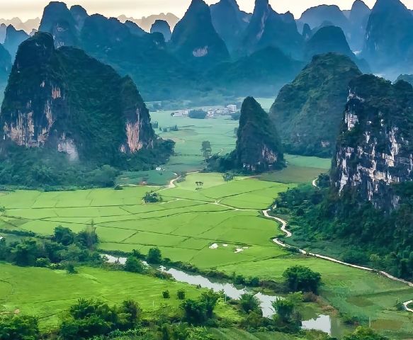 明仕田園：中越邊境的喀斯特桃源，山水入畫的隱世仙境