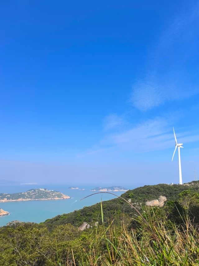 高欄島竟藏著一座風車山