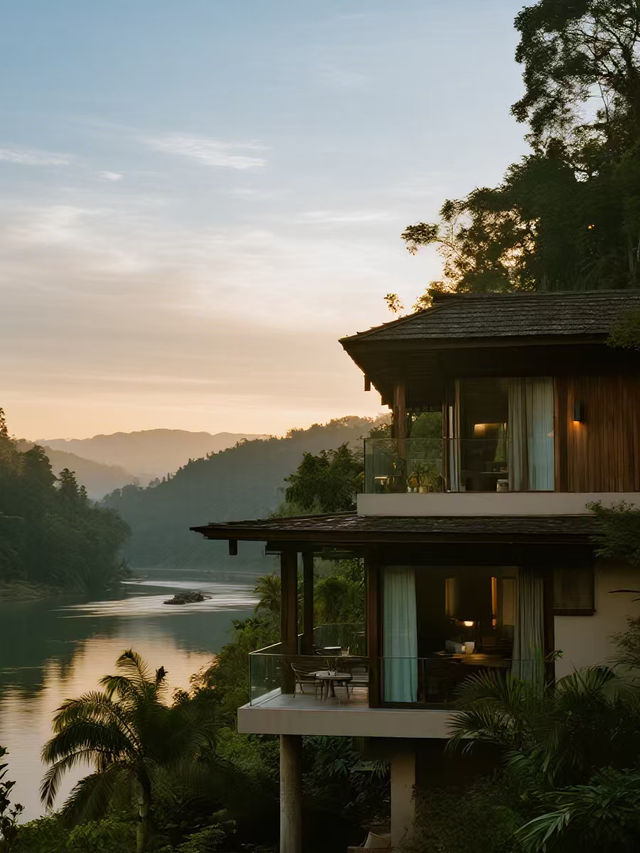 版納12月親子遊！雨林江景villa太治癒