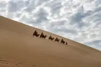 飛沙不落的月牙泉