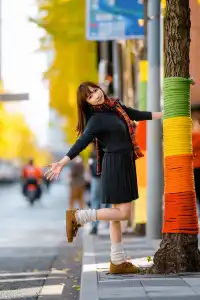 局門路街頭的秋意