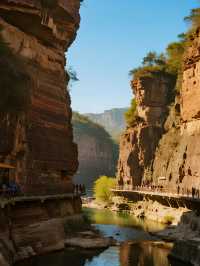 河南秋日親子秘境！破產5A龍潭大峽谷遛娃超香