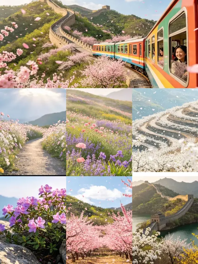 Spring Hiking in Beijing Suburbs! 7 Secret Flower Sea Spots with Zero Risk