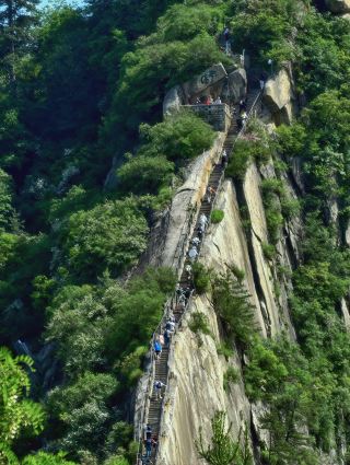 Lazy Way to Climb Mount Hua | Mount Hua North Peak Cableway, Perfect for Wealth and Blessings