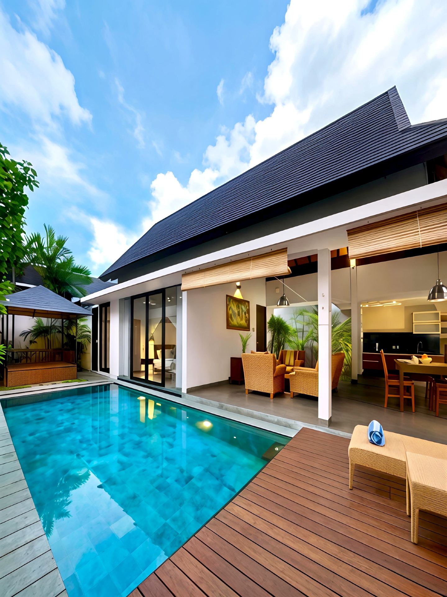 Kho báu đã được tìm thấy! Tôi đã nghỉ tại biệt thự ẩn mình này với hồ bơi riêng trên đảo Bintan!