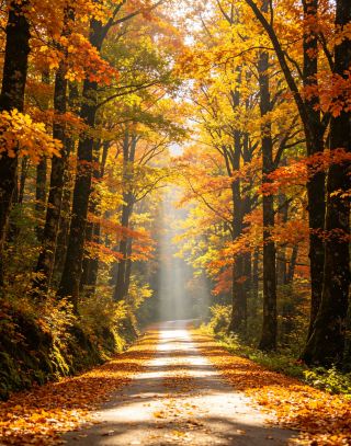 紅葉が見頃を迎え、川北の秋の秘境を解き明かす旅