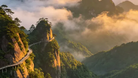 Chenzhou Mangshan 6-day, 5-night | CNY 16,000 upscale forest getaway, a date with the sea of clouds   Hidden deep in the Nanling Mountains, Mangshan offers pristine forests, cliffside — traveler post in Chenzhou