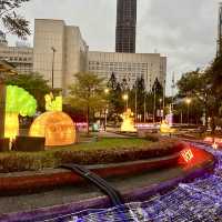 台北市政府前廣場公園的元宵燈會.非看不可