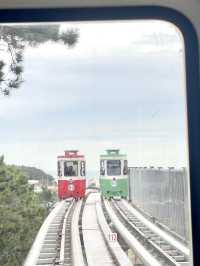 釜山海雲台藍線公園 之天空膠囊列車