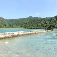 曝罟灣-欣賞半月型堤圍,起子灣小碼頭打咭