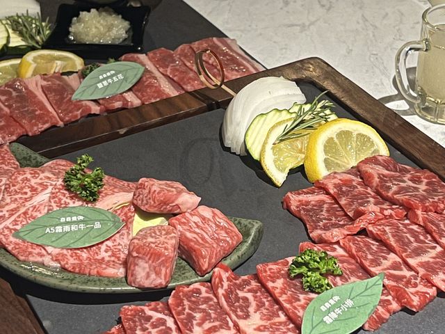 森森燒肉 肉品都好好吃 自助吧好奢 每種飲料都想來一點