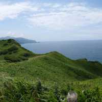 神威岬-藍藍天空藍藍大海