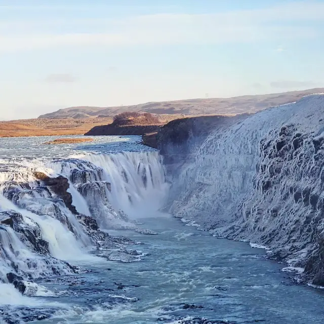 Stunning Iconic Waterfall in Iceland 