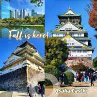 The iconic historical castle in Osaka