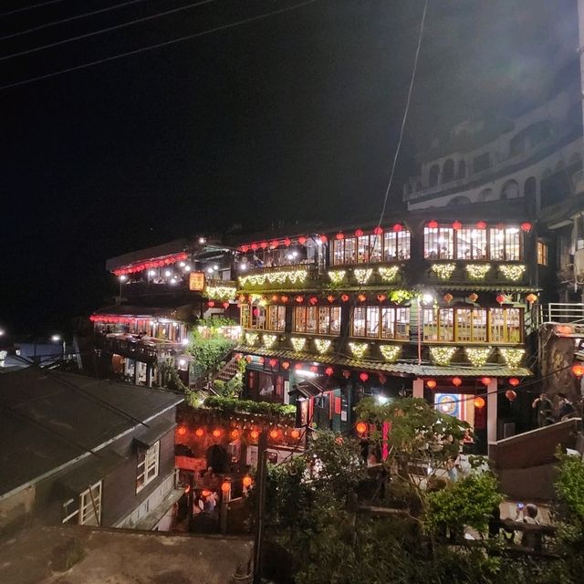 Jiufen Old Street at night 🌙