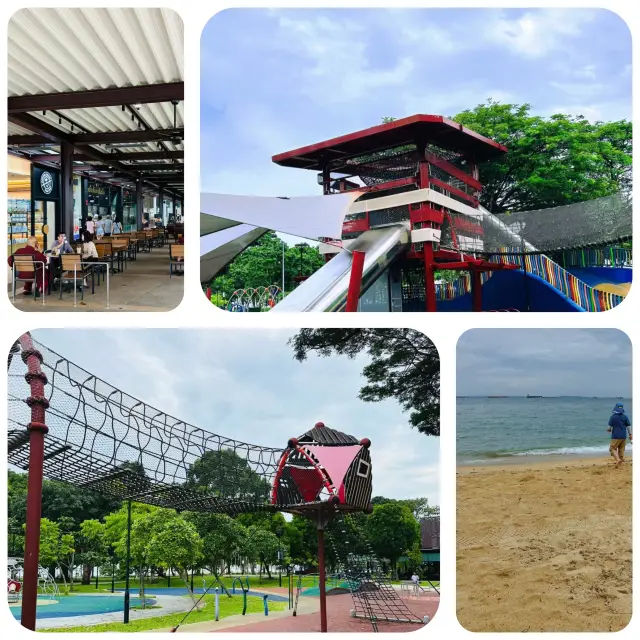 沙灘樂園的快樂冒險！🏖️🎠 新加坡東海岸公園🌴🎢 