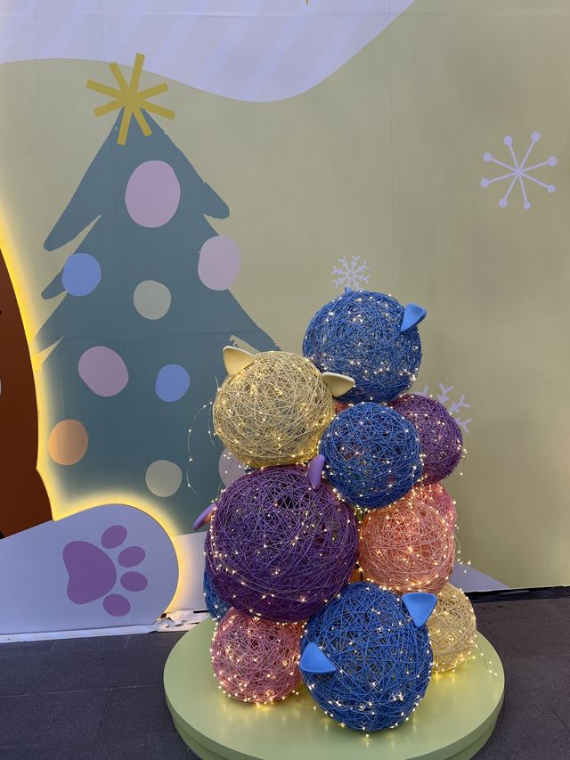 各主子注意⚠️聖誕節🎄必去荃灣廣場🥰橘貓重重可愛😻打卡位