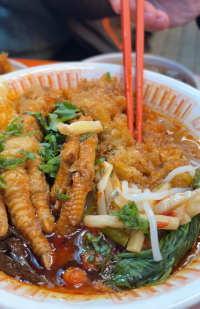隱藏在桃園市區小巷美食！好囉嗦螺獅粉