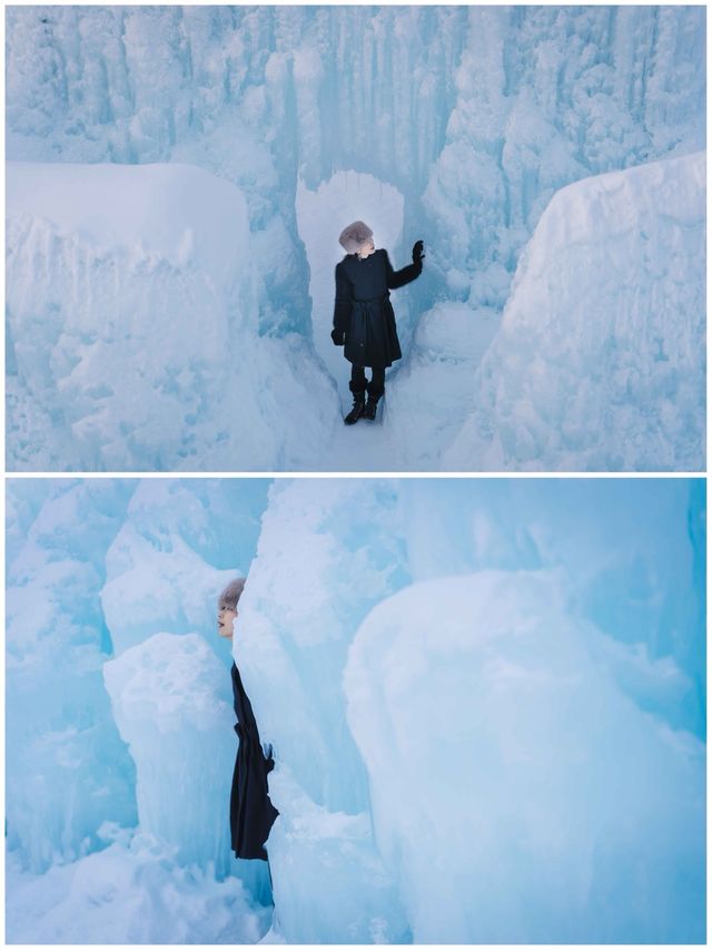 まるでアナ雪の世界❄️ 千歳・支笏湖氷濤まつり